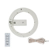 LED Mirror Hollow Wall Clock 7-color Switch Electronic Digital Display Wall Clock, Hollow Wall Clock