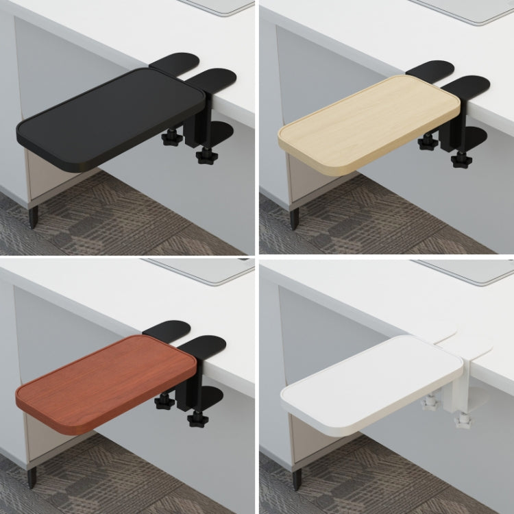 Computer Desk Rotatable Arm, Black Wooden Board, Oak Color Wooden Board, Teak Color Wooden Board, White Wooden Board