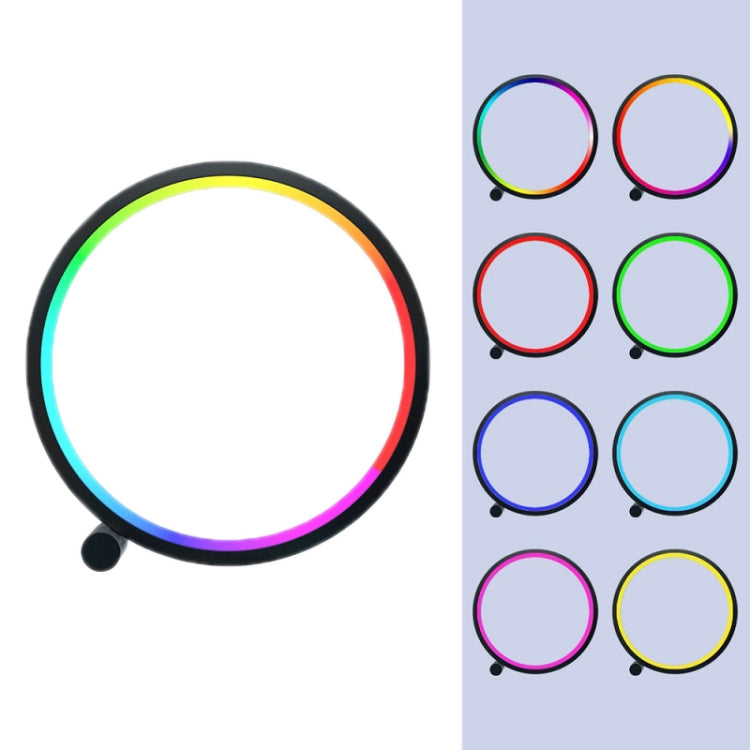 USB Music Rhythm RGB LED Atmosphere Ring Light, Ring Light