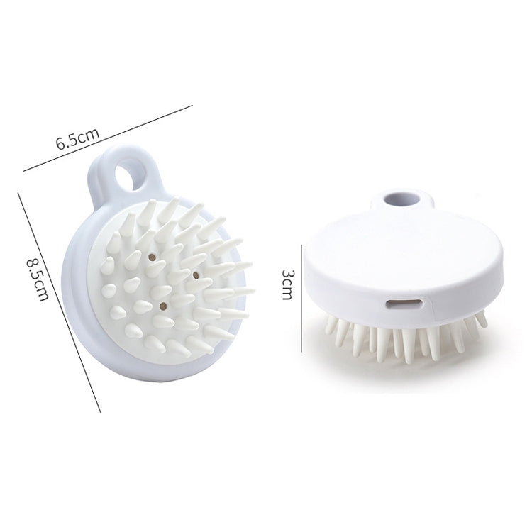 10pcs XTS01 Silicone Soft Teeth Head Shampoo Massage Comb Shampoo Brush, Shampoo Brush
