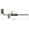 MG0-000-0024 Woodworking Straight And Arc Dual-Purpose Marker, Straight And Arc Dual-Purpose Marker