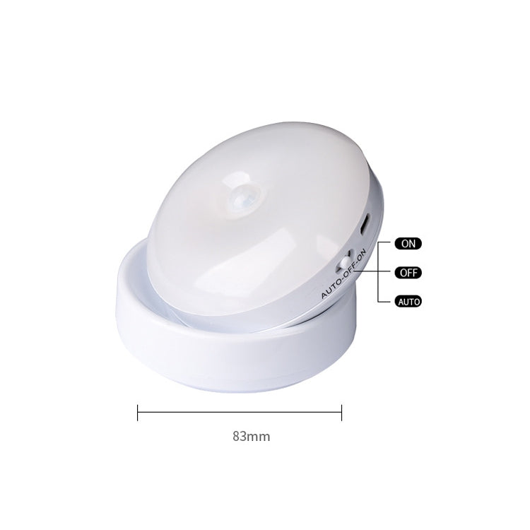 DMK-6PL Kitchen Cabinet Body Infrared Sensing Lamp, Style:, Rotate Charging, Rotate Battery