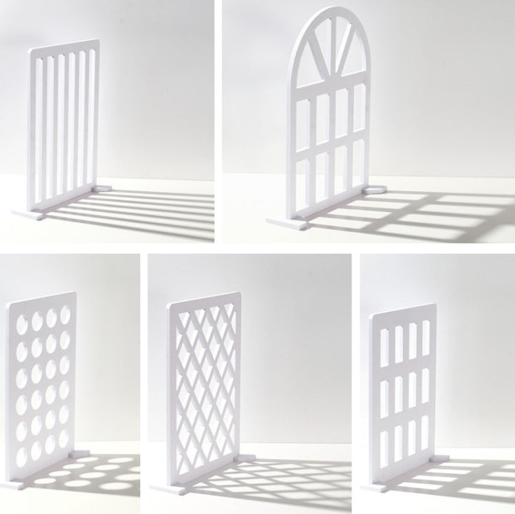 41 x 29cm Background Board Window Pane Light Shadow Plate, Diamond Lattice, Louver Window, Arc Window, Waffle Lattice, Circle