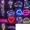 Neon LED Modeling Lamp Decoration Night Light, Power Supply:, Battery or USB, USB