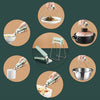 Kitchen Anti-scald Heat Insulation Clip, Specification: Disk Clip (Shallow Green), Bowl Clip, Disk Clip (Blue)