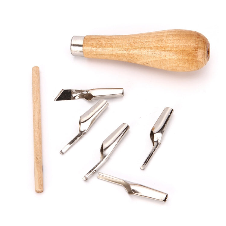 DIY Soft Clay Clay Sculpting Shaped Carving Knife, 7 PCS/Set