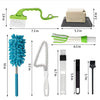 Groove Window Sill Cleaning Brush, 8 PCS / Set