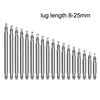 8-25mm Strap Connecting Shaft Stainless Steel Watch Spring Bar, 144 PCS / Set, 270 PCS / Set, 360 PCS / Set with Ear Batch
