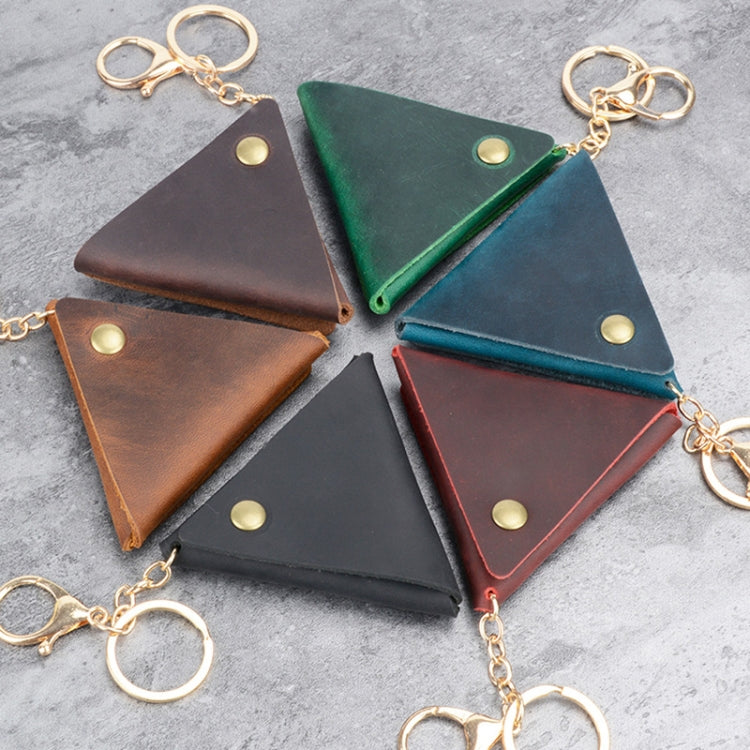 18L-102 Vintage Handmade Mini Coin Purse, Black, Brown, Wine Red, Coffe, Dark Green, Blue