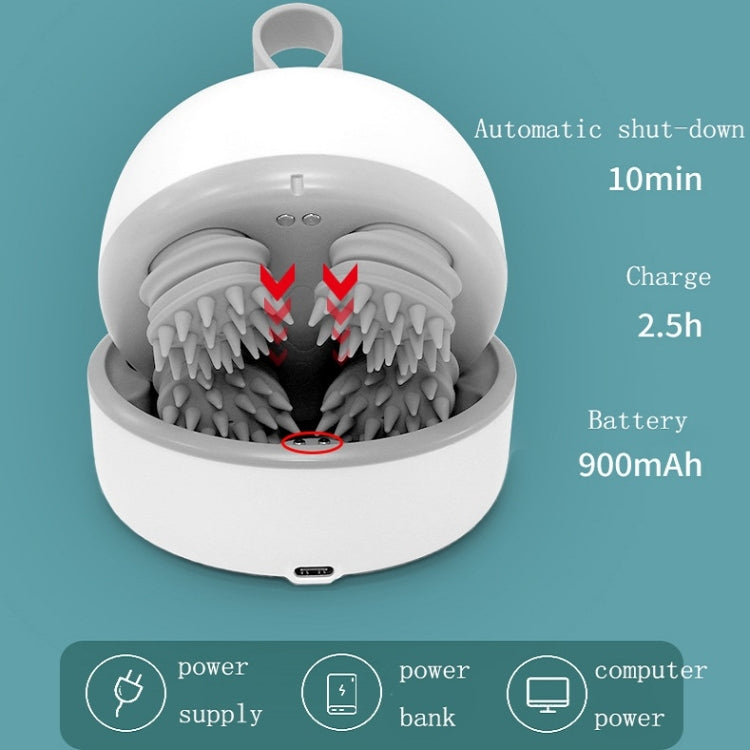 Electric Silicone Contacts Head Massager, English