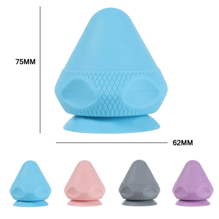 Suction Cup Type Silicone Muscle Membrane Muscle Massage Ball, 1 Grey, 2 Purple, 2 Blue, 2 Pink