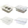 Home Wardrobe Drawer Type Underwear Socks Storage Box, With Partition (Transparent Grey), Without Partition (Transparent Grey), With Partition (Transparent), Without Partition (Transparent )