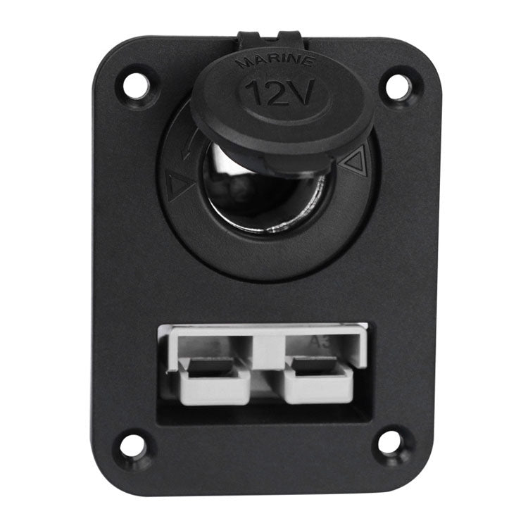 Andersen Panel Large Current Plug With 12V Cigarette Lighter Panel