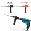 Electric Drill to Electric Hammer Conversion Head Electric Hammer Modification Accessories, Orange, Black