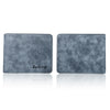 Baellerry BLR1152 Men Short Wallet Vintage Frosted Two Fold Wallet, Coffee Horizontal, Coffee Vertical, Blue Horizontal, Blue Vertical, Gray Horizontal, Gray Vertical