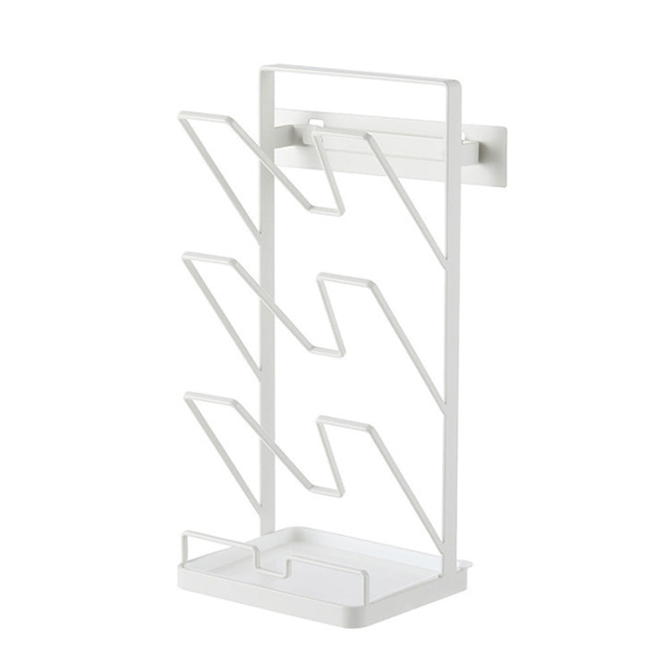 HP211212 Wall-Mounted Desktop Dual-Purpose Pot Cover Cutting Board Drain Rack, Drain Rack