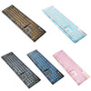 LANGTU L1 104 Keys USB Home Office Film Luminous Wired Keyboard, Cable Length:1.6m, L1 Ice Blue Light Black, L1 White Light Pink, L1 Orange Light Black, L1 Ice Blue Light Silver White, L1 White Light Black