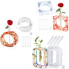 DIY Vase Epoxy Mould Simple Vase Make Tool, Rectangle, Irregular Circle, Heart Shaped