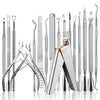 Stainless Steel Double Head Dead Skin Scissors Set, Set B, Set C, Set D, Set F