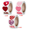 Roll Pack Valentine Day Heart Love Sticker Self-adhesive Label, 2.5cm / 1 Inch