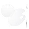 Acrylic Makeups Manicure Transparent Palette With Color Stick, Specification: Elliptical Plate+Stick, Elliptical Plate+Stick, Round Plate+Stick, Love Plate+Stick, Half-ring Plate+Stick, Square Plate+Stick