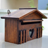 Outdoor Wall-mounted Wooden Letter Box Office Suggestion Box, Wooden Letter Box