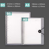 Transparent Matte PP Soft Shell Cover Hand Accountive Page, Style:, A5 Horizontal Core, A5 Cornell Core, A5 Mesh Core, A5 Point Array Core, B5 Horizontal Core, B5 Cornell Core, B5 Mesh Core, B5 Point Array Core