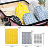 Cotton Linen Drawstring Pocket Sundries Storage Bag, Small+Medium+Large