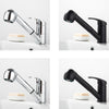 Pull-Out Hot And Cold Telescopic Scrubbed Water Tank Faucet, Copper Chrome, Copper Black, Zinc Alloy Chrome, Zinc Alloy Black