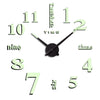M002 Night Light DIY Digital Wall Clock Living Room Decoration Silent Clock, DIY Digital Wall Clock