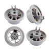 4 PCS Wheels for Bosch Siemens Neff 165314 Dishwasher Accessories, 4 PCS