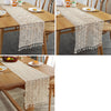 Widened And Stitched Rustic Knitted Hollow Tablecloth, 30x300cm