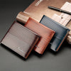 Baellerry KL017 Casual Short Embossed Wallet Horizontal Wallet For Men, Blue, Dark Brown, Light Coffee