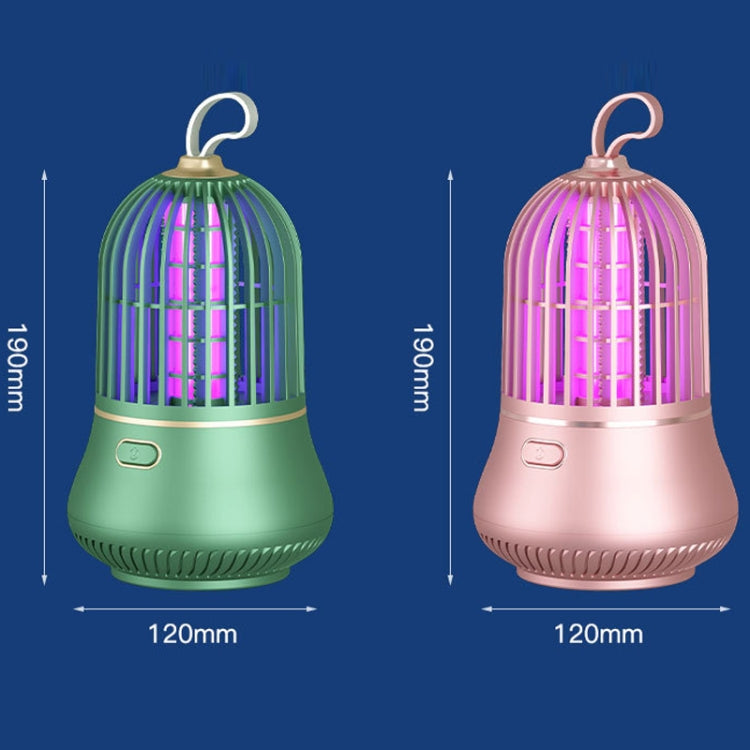 LED Mosquito Lamp USB Small Waist Photocatalyst Shock Mosquito Killer, LED Mosquito Killer Green
