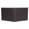 Vintage Crazy Horse Leather Wallet Short Wallet For Men, Dark Brown, Brownish Yellow, Brown Black