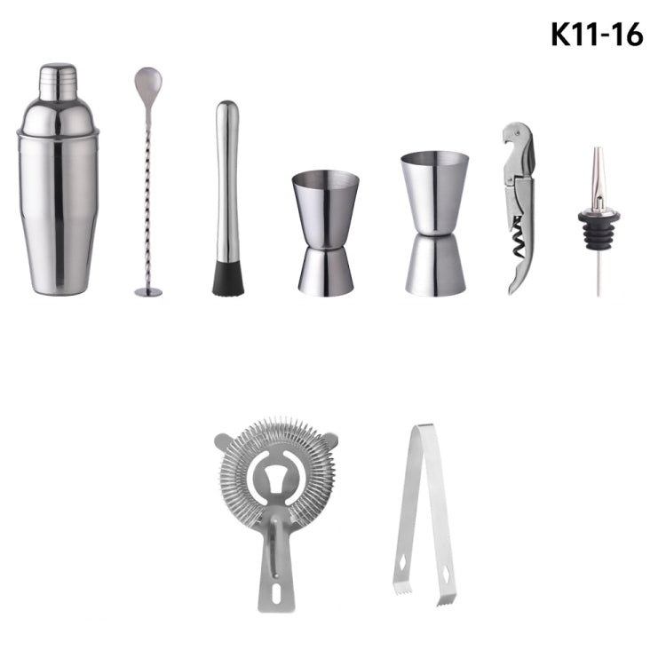 10 In 1 Stainless Steel Bartending Set, K11-16