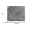 Menbense Matte Short Large Capacity Fashion Casual Adapter Male Wallet, Light Grey, Navy Blue, Black, Dark Gray, Light Brown