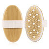 PPR Soft Beaded Boar Bristle Handleless Oval Massage Bath Brush, PPR Soft Beaded Boar Bristle