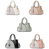 Lattice Texture Large Capacity Handbag, White, Khaki, Green, Black, Pink