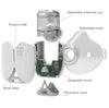 Hands-free Wearable Micro-mesh Nebulizer for Adults and Children ,Style:, With EU Plug