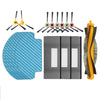 2pairs Yellow Side Brush Accessories For ECOVACS DEEBOT DT85 / DT83 Vacuum Cleaner, 1 Main Brush, 2 Pairs Side Brush, 2 PCS  Hypa, 2 PCS Rag, 2 PCS Old Cloth, 2 Pairs Yellow Side Brush