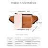 BULL CAPTAIN Cowhide Waist Bag Large Capacity Multifunctional Wallet For Men, Black, Yellow Brown