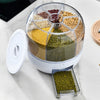 Kitchen Divider Rotating Cereal Storage Box, Cereal Storage Box