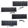 108 Keys Computer USB Wired Keyboard, Cable Length: 1.5m, Arabic Single, Russian, French, Spanish