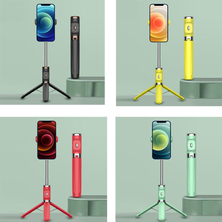 Integrated Reinforcement Keel Live Desktop Bluetooth Mobile Selfie Stick, Black, Youth Green, China Red, Lemon Yellow