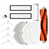 Replacement Accessories for Xiaomi Mijia Dreame D9/ L10 PRO, 1 PC Roller Brush, 2 Pairs Side Brush, 2 PCS Filter, 1 Pair Black Side Brush, 1 PC Universal Wheel