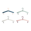 Travel Folding Hanger Portable Drying Rack With Small Clamps, Green, Blue, Flesh Color, Gray