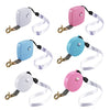 Automatic Telescopic Dog Traction Rope Small Pet Retractor, 2m Square White, 2m Square Pink, 2m Square Blue, 2m Round White, 2m Round Pink, 2m Round Blue