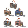 LDLC QS-012 Pet Outing Portable Breathable Foldable Tote Bag, Ginger Yellow, Denim Blue, Light Grey, Dark Gray, Light Pink