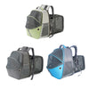 LDLC QS-067 Outdoor Breathable Can Expand Portable Pet Bag, Green, Gray, Royal Blue